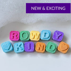 5x Rowdy Rainbow Bath Bombs - Pack of 30 - Rowdy Kind